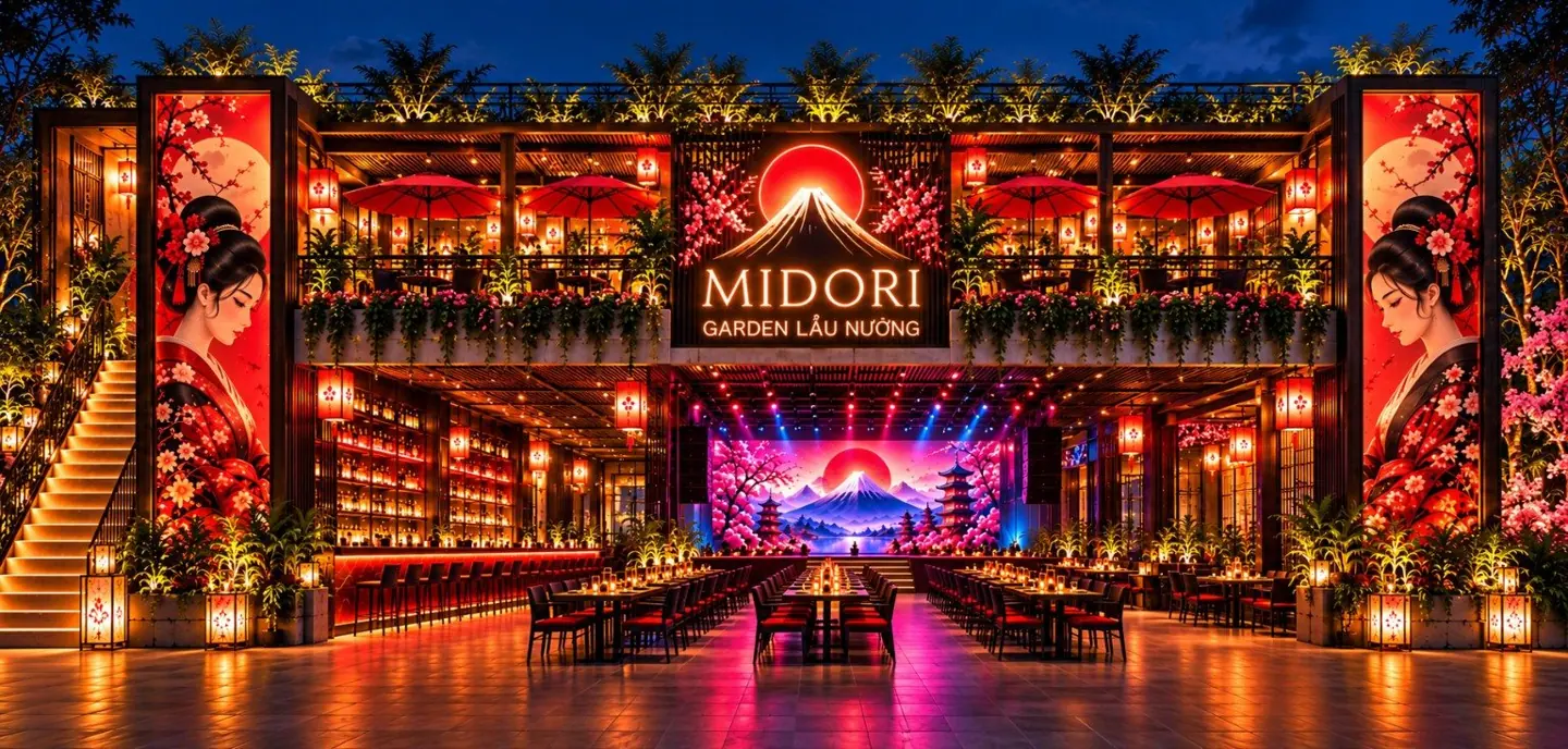 Mặt tiền MIDORI 2027 – góc toàn cảnh